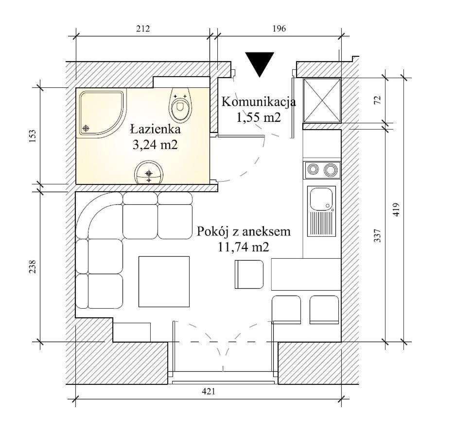 Villa Baltic Chalupy - Apartament Nr 1 エクステリア 写真